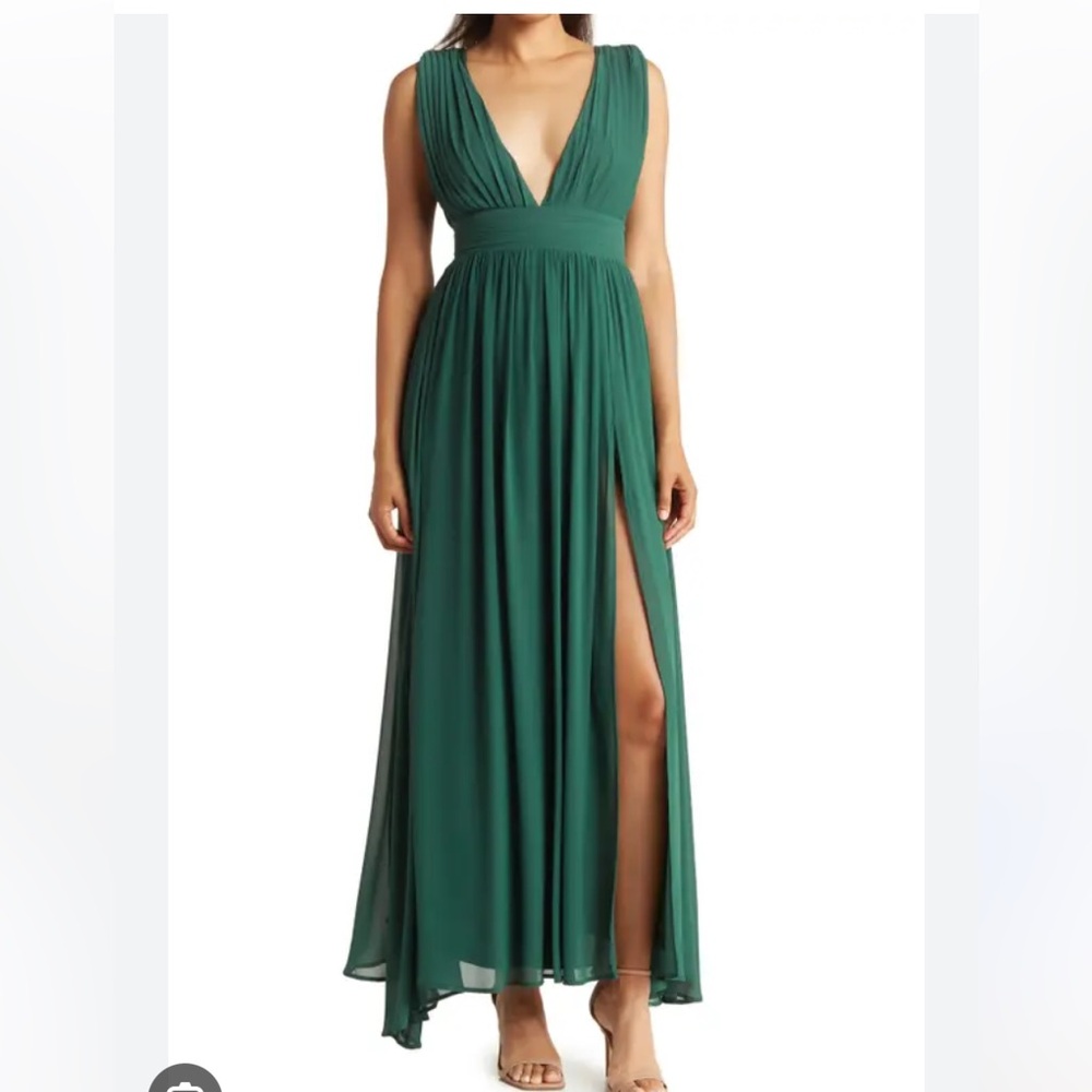 NWOT Love By Design Emerald Green A-Line Maxi Skirt